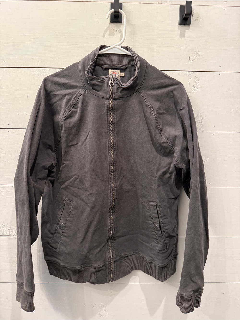 Faherty Tanker Jacket - Charcoal